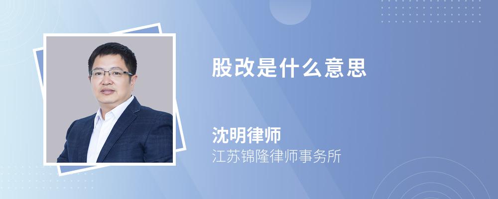 什么是股改(什么是股改审计)