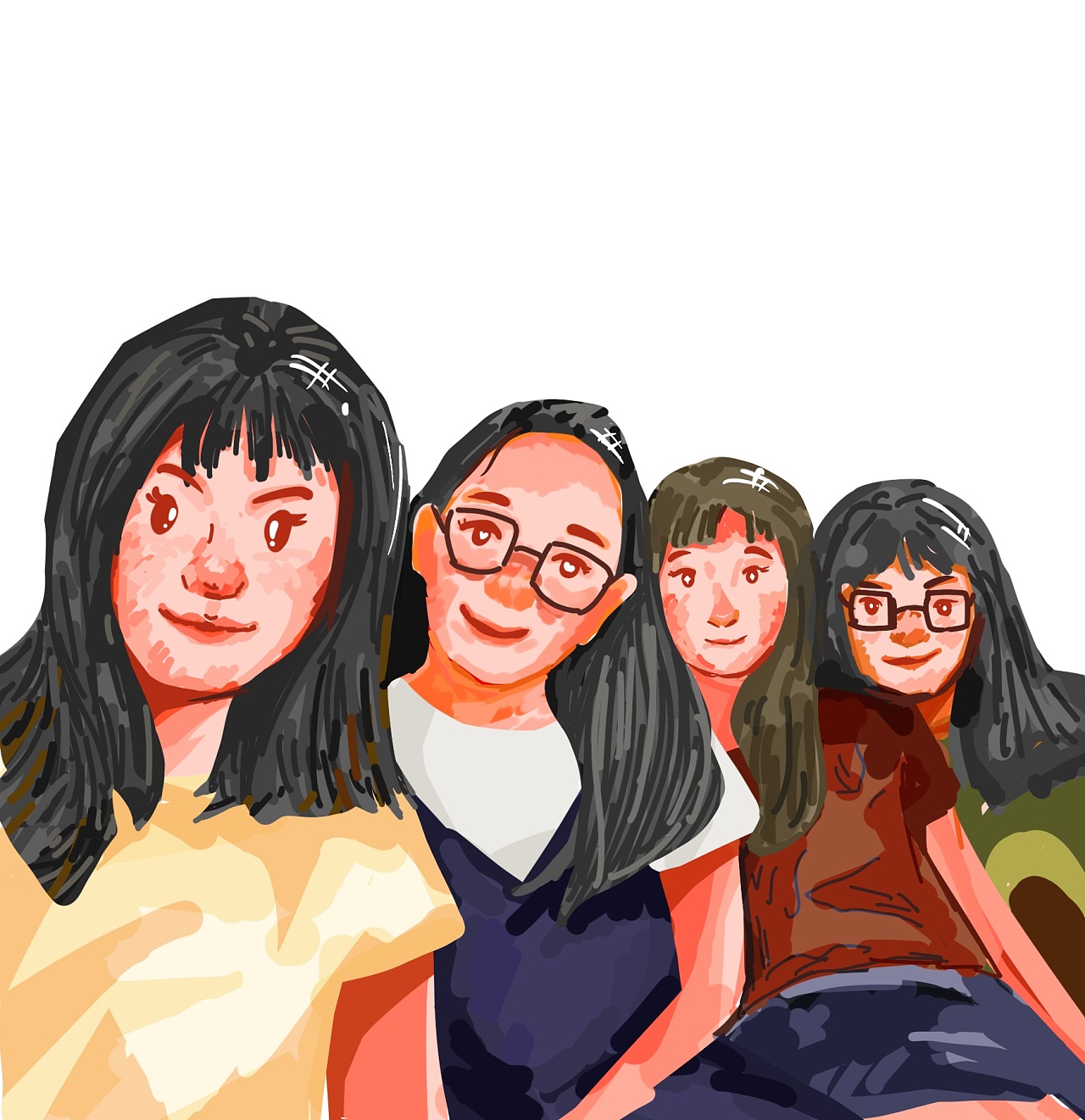 四个(四个人念什么打出来)